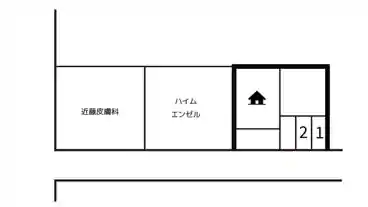 特P 富士見町1-31-14駐車場の図面