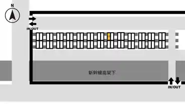 特P 森下月極駐車場の図面