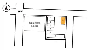 特P 【6番】青木駐車場の図面