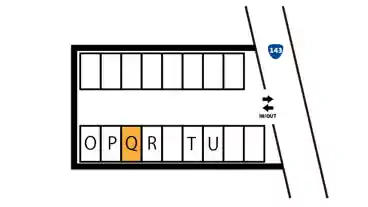 特P 【Q区画】桐3-1-19付近駐車場の図面