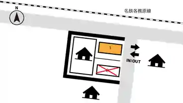 特P 【長さ380㎝まで】蘇原六軒町２丁目40-1駐車場の図面