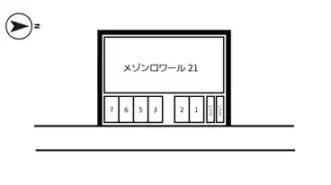 特P 笹目5-23-11駐車場の図面