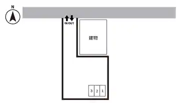 特P 樺山4672-203駐車場の図面