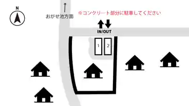 特P 【花火大会限定】各務おがせ町8-293駐車場の図面