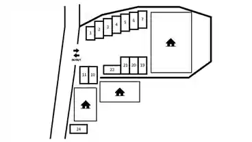 特P 【11番】島立649-5駐車場の図面