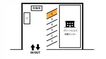 特P グリーンヒルズ多摩センター　駐車場の図面